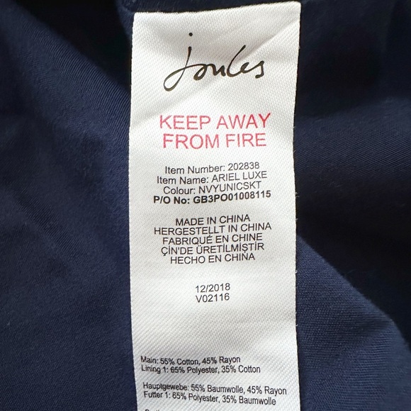 Joules | The Ariel “Unicorns on a Roll” Skirt (5) 🦄 🛼 - Picture 6 of 6